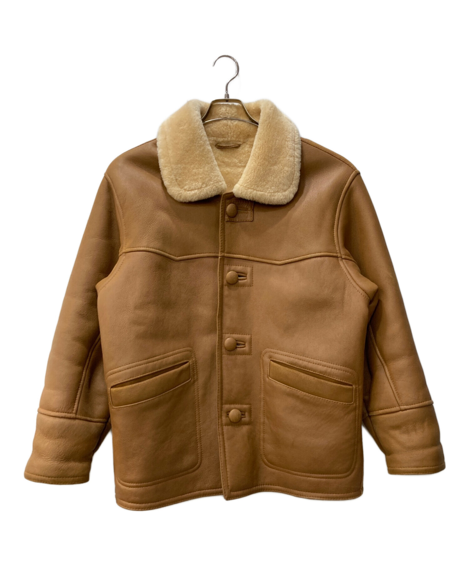 WIND ARMOR ムートンジャケット ブラウン 中古・古着通販】Wind Armor (ウィンドアーマー) ムートンジャケット