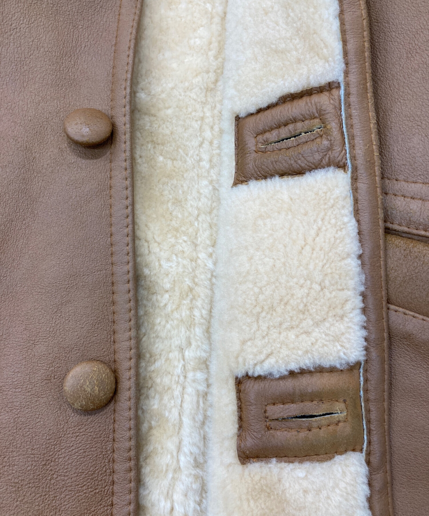 中古・古着通販】Wind Armor (ウィンドアーマー) ムートンジャケット