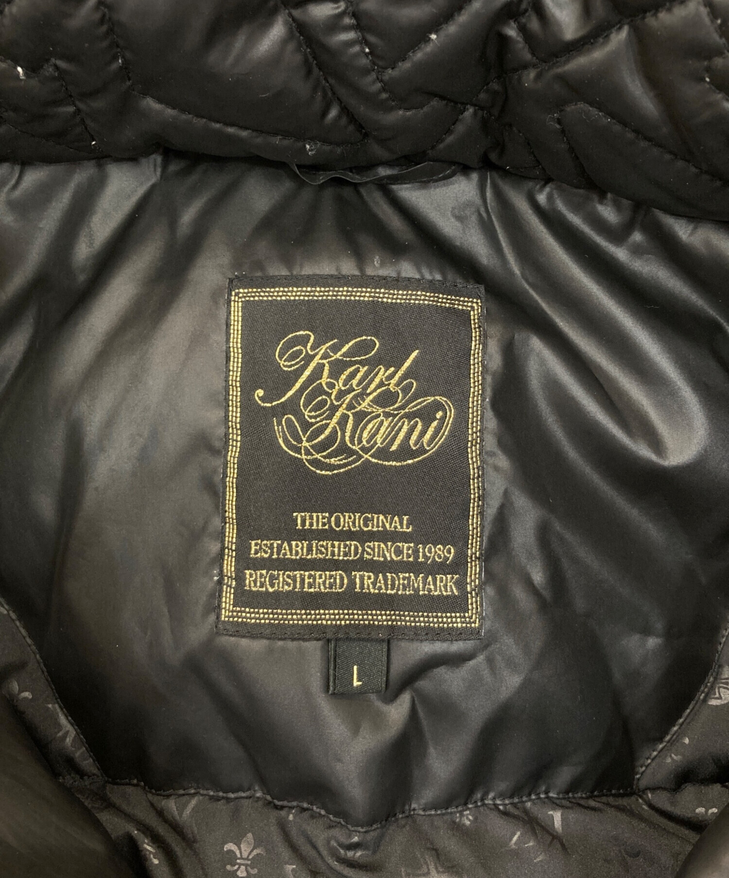 中古・古着通販】KARL KANI (カールカナイ) ダウンジャケット ブラック