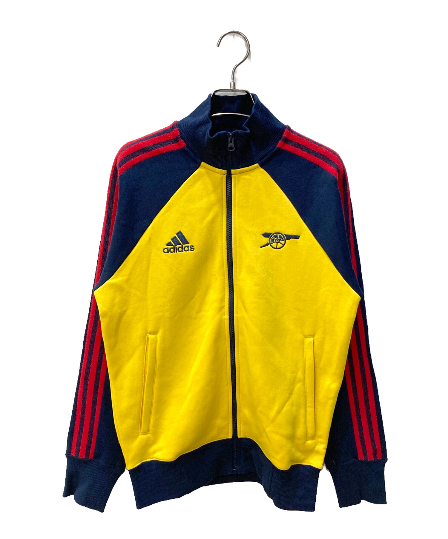 中古・古着通販】adidas (アディダス) トラックジャケット イエロー 