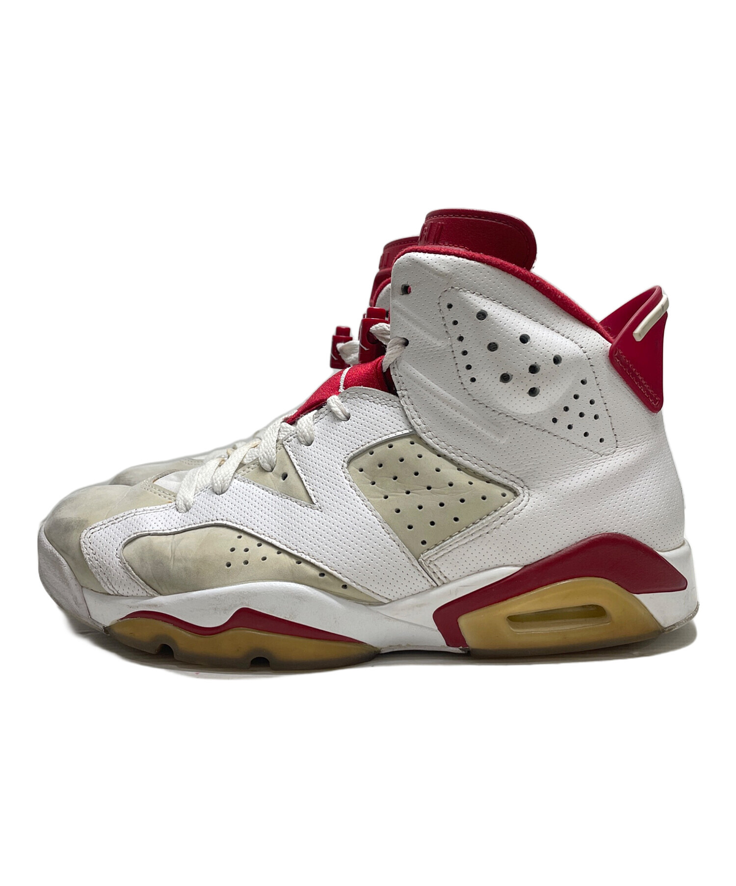 中古・古着通販】NIKE (ナイキ) AIR JORDAN 6 RETRO ホワイト サイズ 