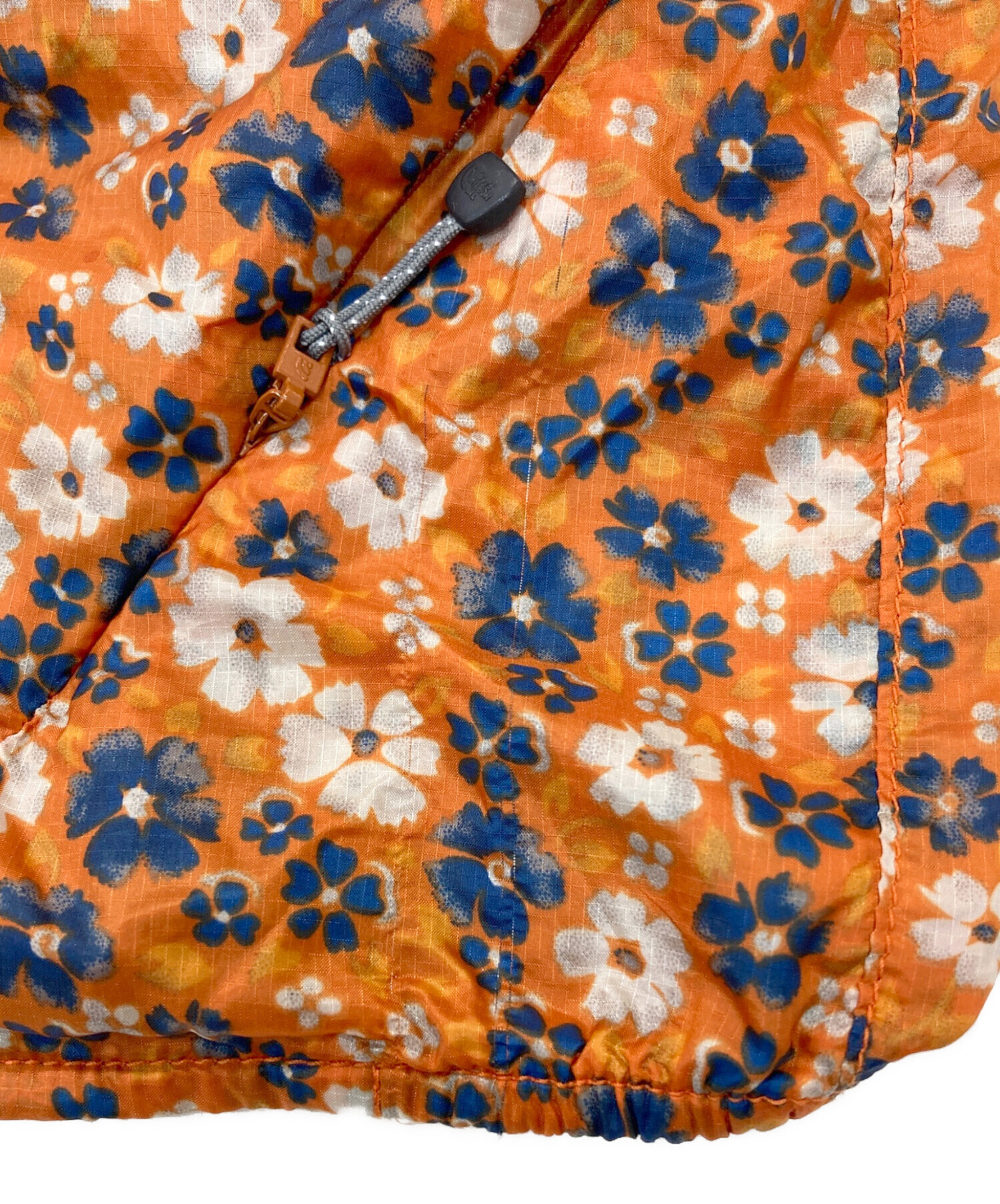 USED 古着 オレンジ ベージュ お花 花柄 ブラウス ジャケット USED 古着 オレンジ ベージュ お花 花柄 ブラウス ジャケット - メルカリ