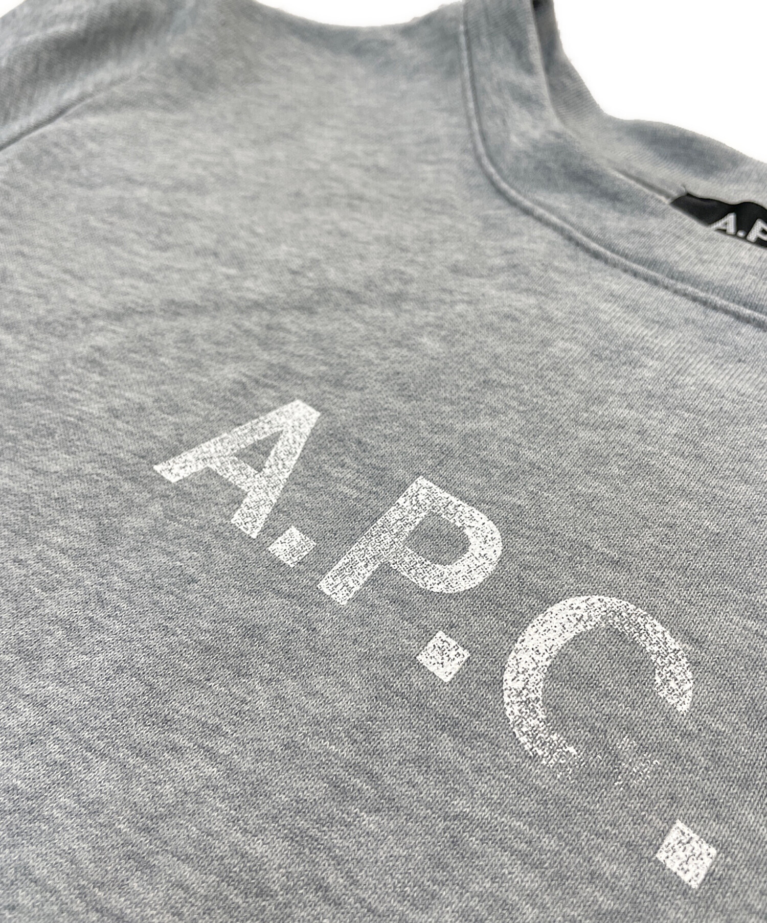 中古・古着通販】A.P.C. (アーペーセー) ロゴスウェット グレー サイズ 