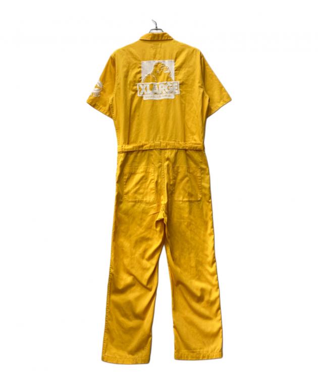 XーLARGE×DRAGON BALL ツナギ　イエロー　オーバーオール XLARGE（エクストララージ）の「XLARGE x DRAGON BALL CAPSULE CORP