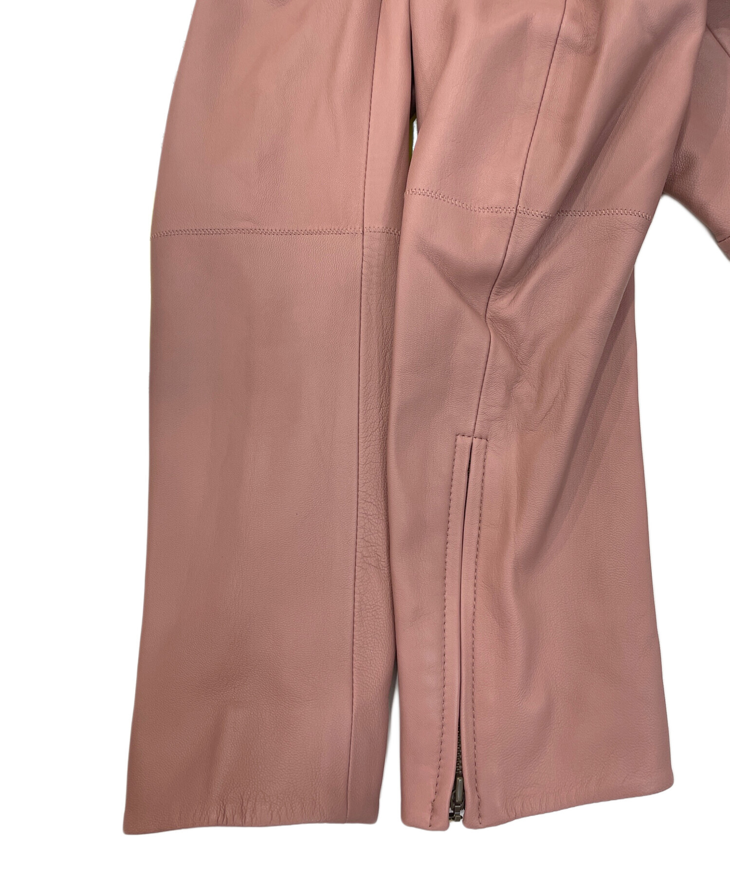 中古・古着通販】EPOCA (エポカ) ノーカラーレザーライダース