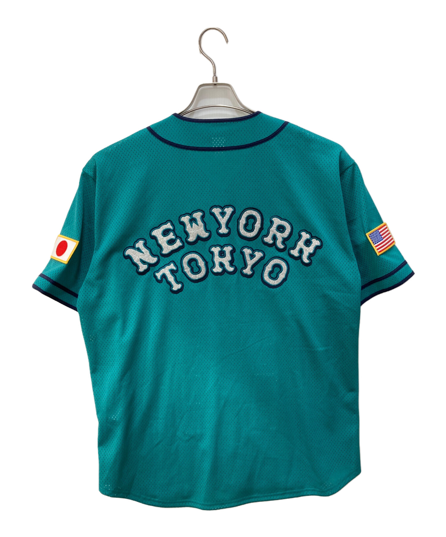 中古・古着通販】SUPREME (シュプリーム) ベースボールシャツ グリーン