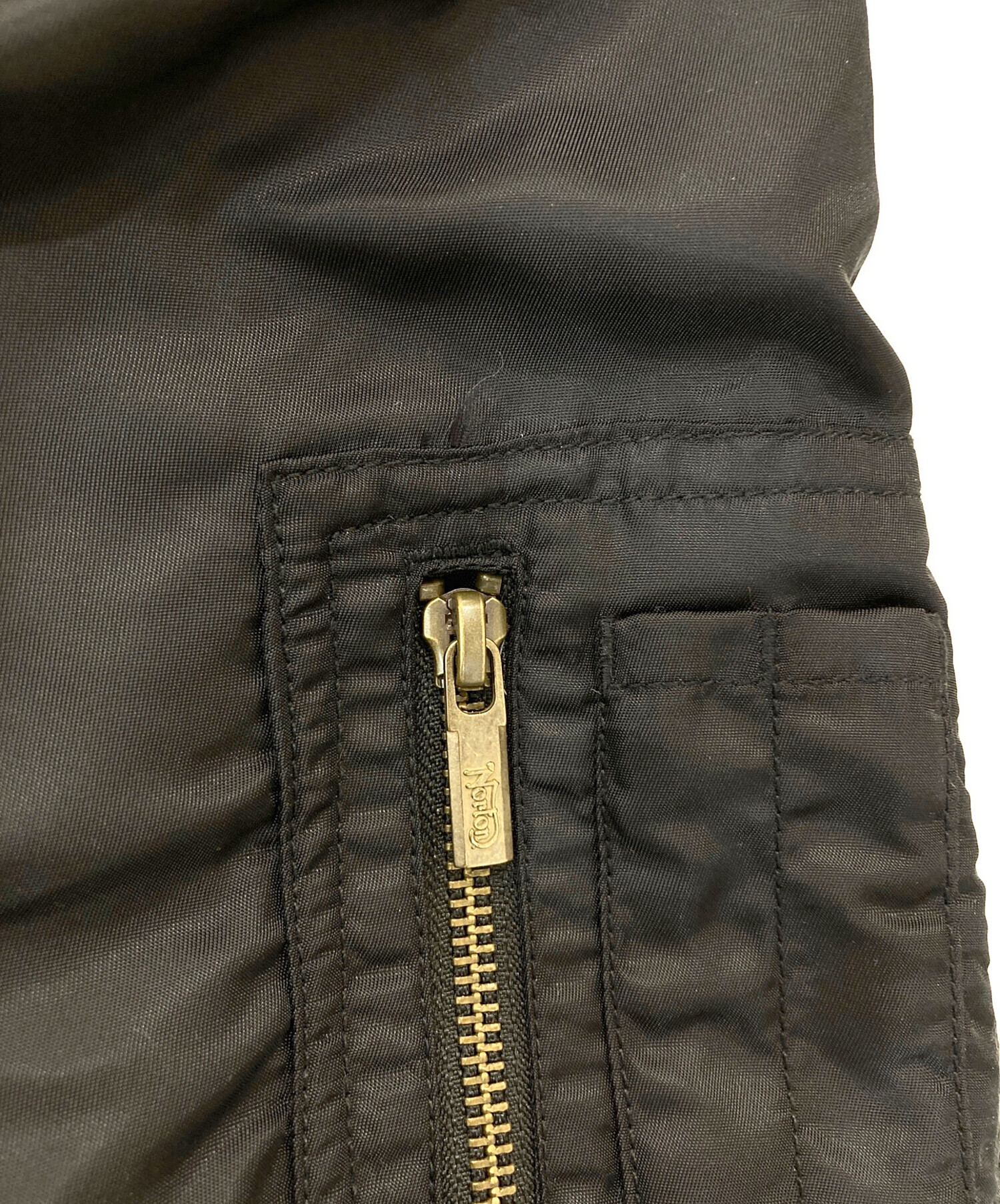 中古・古着通販】Norton (ノートン) MA-1ジャケット ブラック サイズ