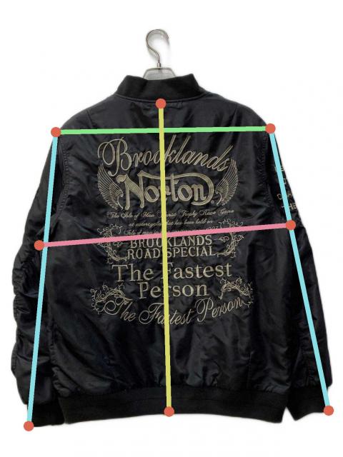 中古・古着通販】Norton (ノートン) MA-1ジャケット ブラック