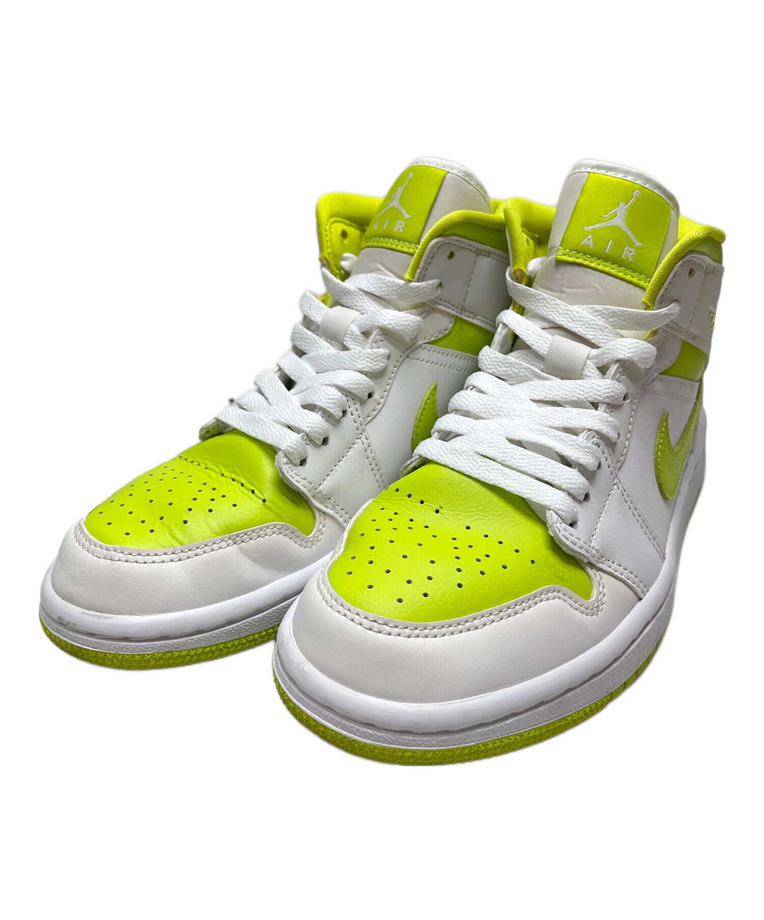 中古・古着通販】NIKE (ナイキ) WMNS AIR JORDAN 1 MID ホワイト 