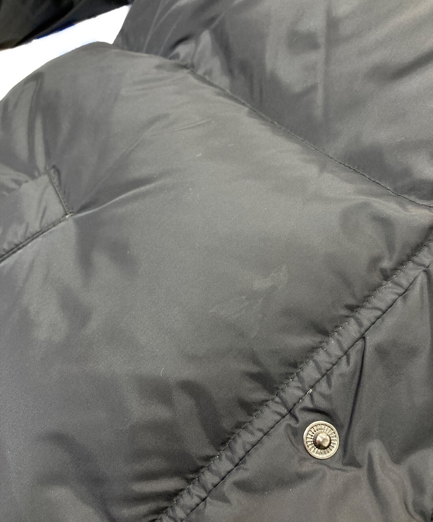 中古・古着通販】GUESS (ゲス) ダウンジャケット ブラック サイズ:M 
