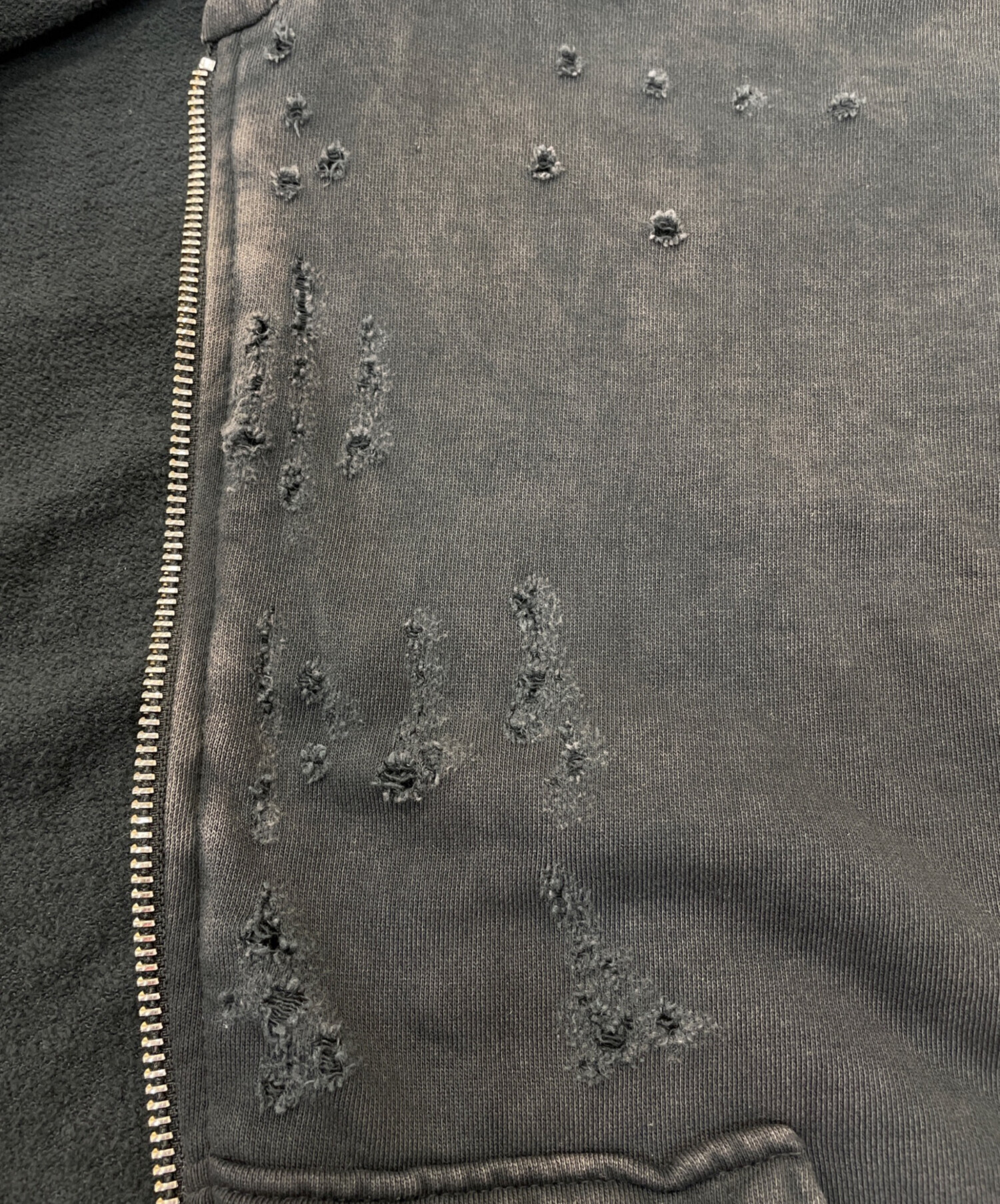 中古・古着通販】DIESEL (ディーゼル) ヴィンテージ加工ジップパーカー 