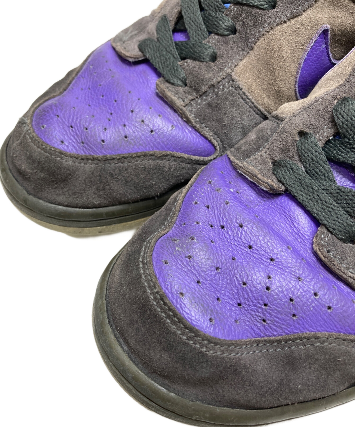 中古・古着通販】NIKE (ナイキ) DUNK LOW CL パープル×ブラウン サイズ 