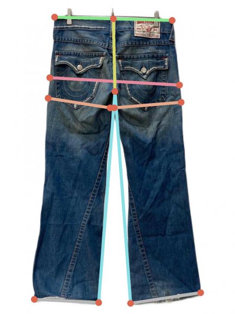 中古・古着通販】TRUE RELIGION (トゥルー レリジョン) 803 フレア