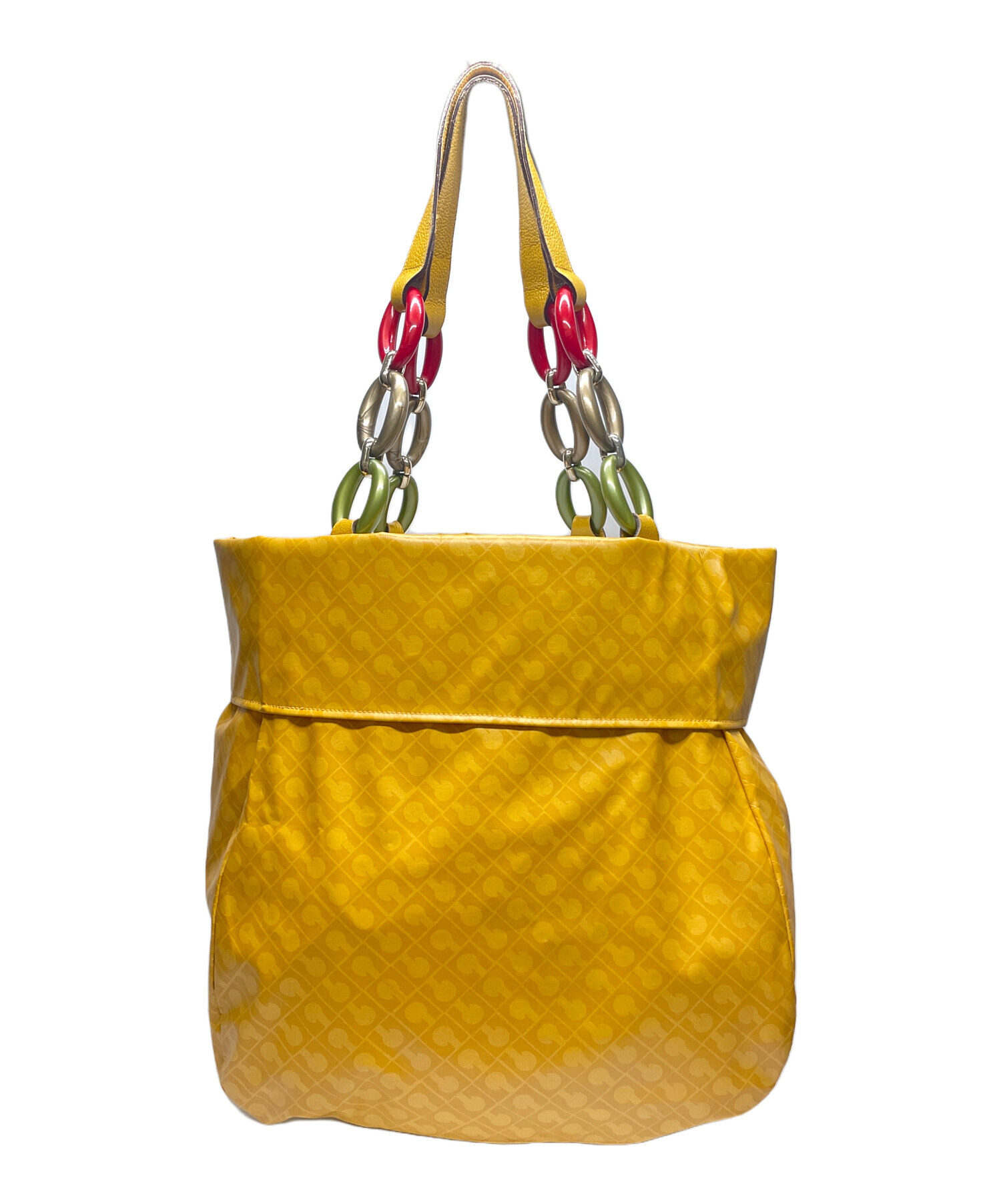 ゲラルディーニ　イエロートートバッグ 新品未使用 中古・古着通販】GHERARDINI (ゲラルディーニ) トートバッグ イエロー