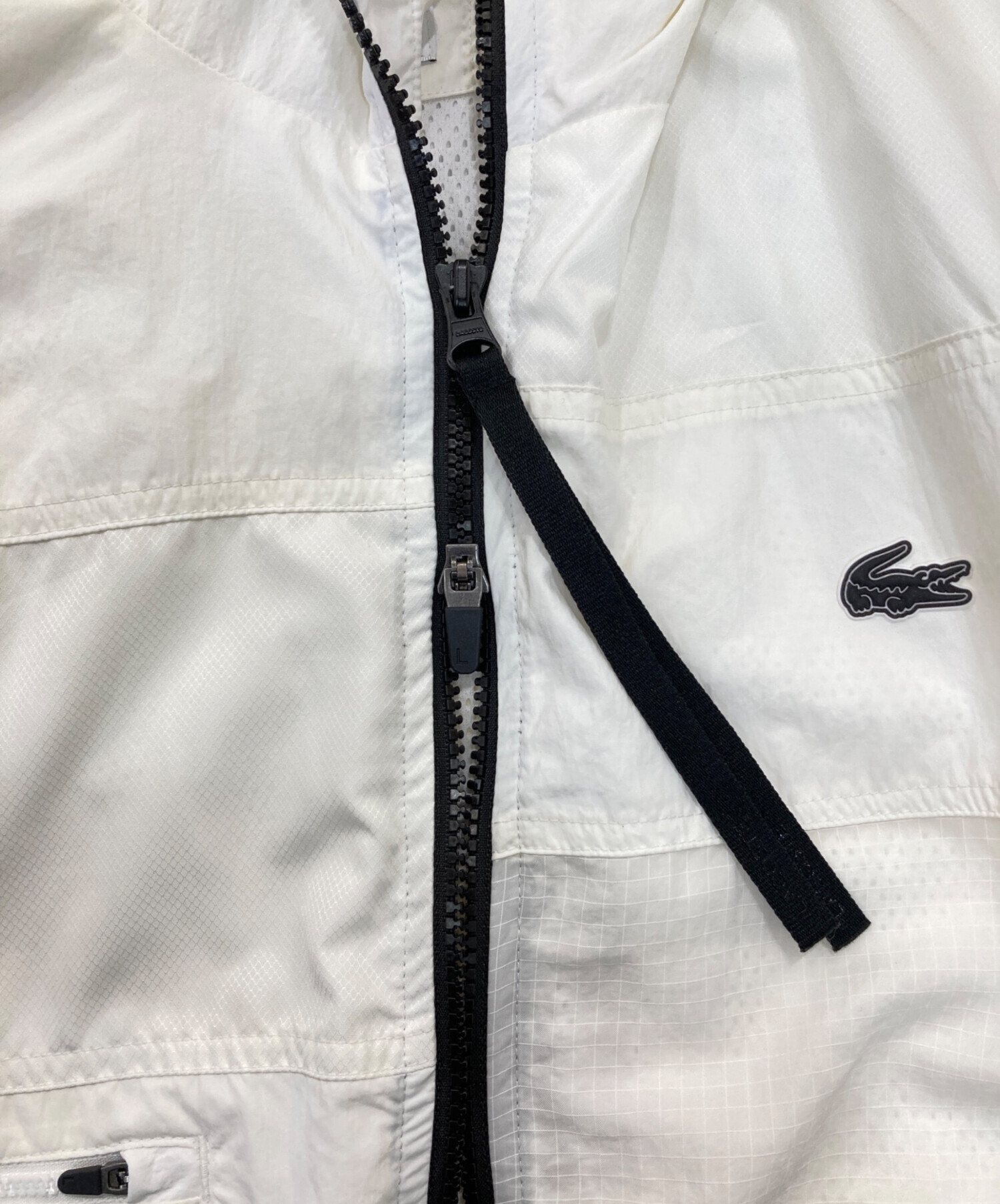 中古・古着通販】LACOSTE (ラコステ) アシンメトリーパッチワーク 