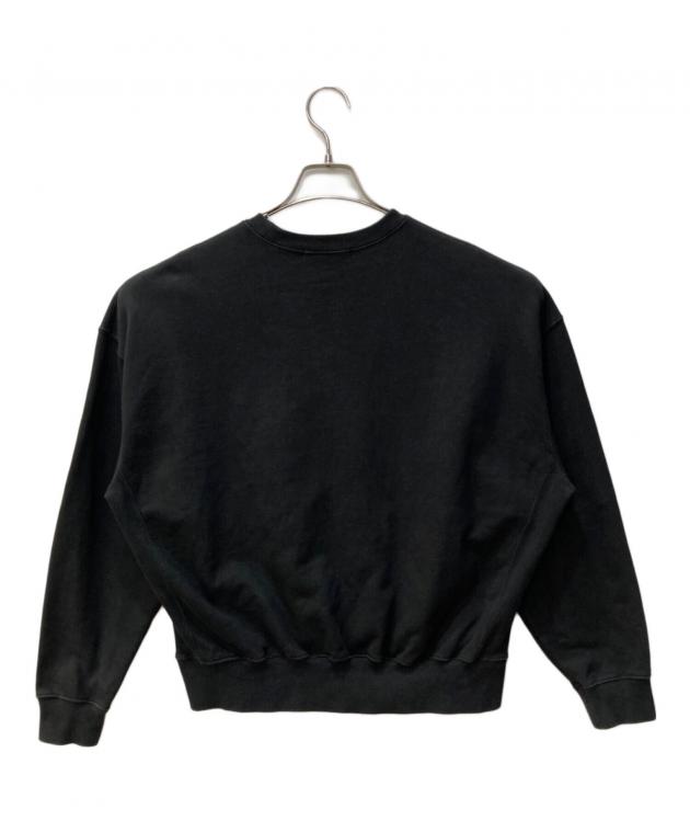 正規品 マルディメクルディMardi Mercredi  刺繍スウェットブラック Mardi Mercredi（マルディメクルディ） スウェット SWEATSHIRT RAGLAN