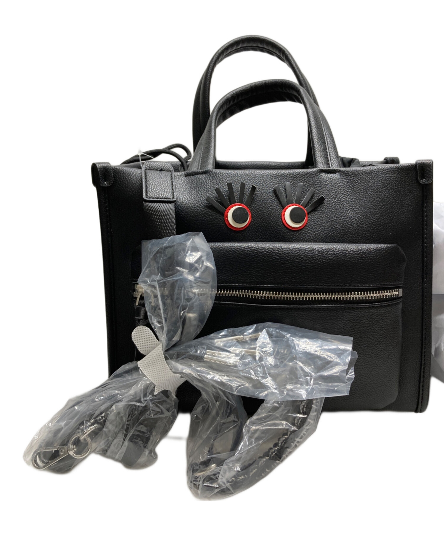 中古・古着通販】IROMEKI (イロメキ) FOLLOW ME TOTE BAG ブラック 未 