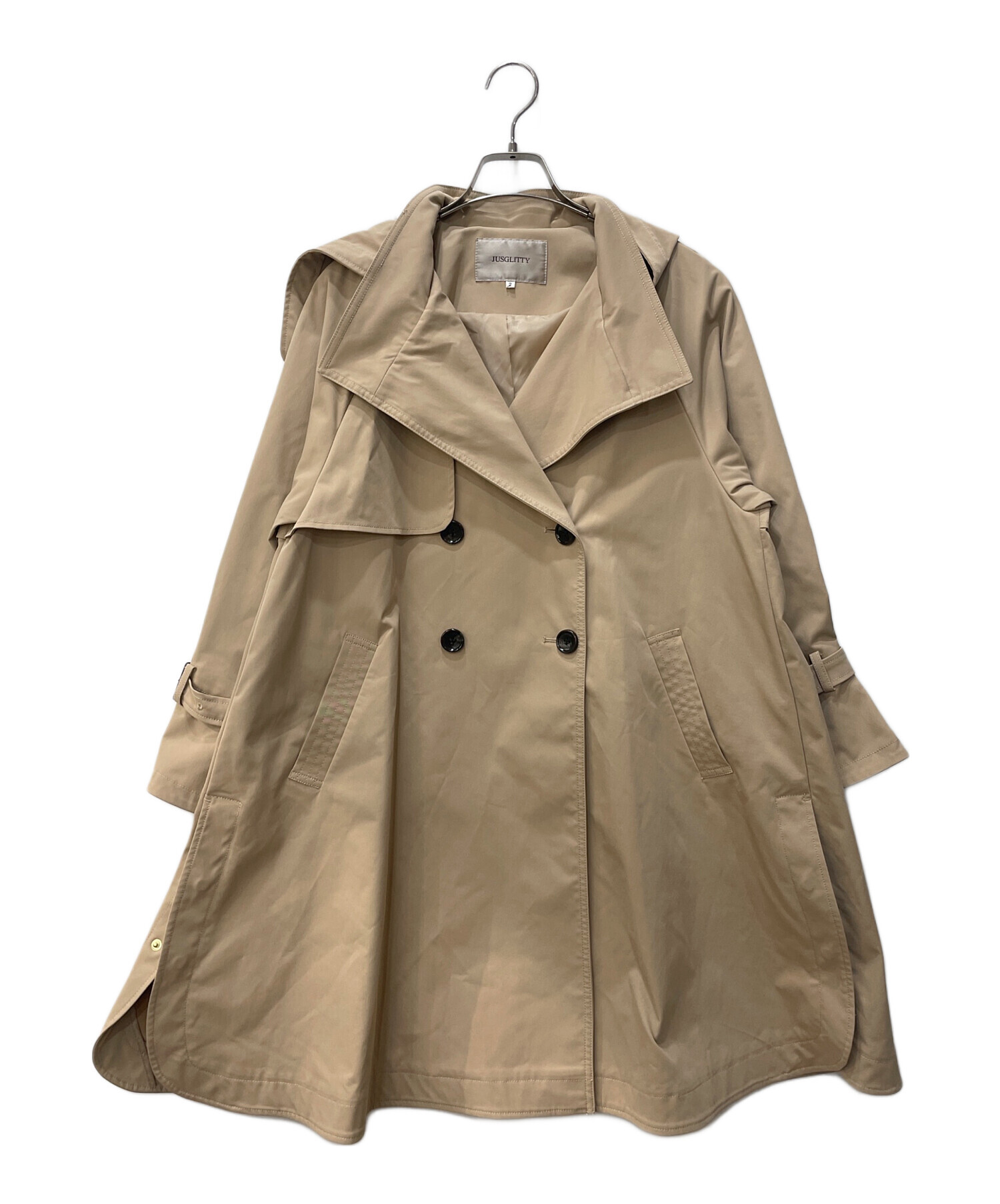 JUSGLITTY　レディＡライントレンチ JUSGLITTY（ジャスグリッティー）の「レディAライントレンチ（ダウン