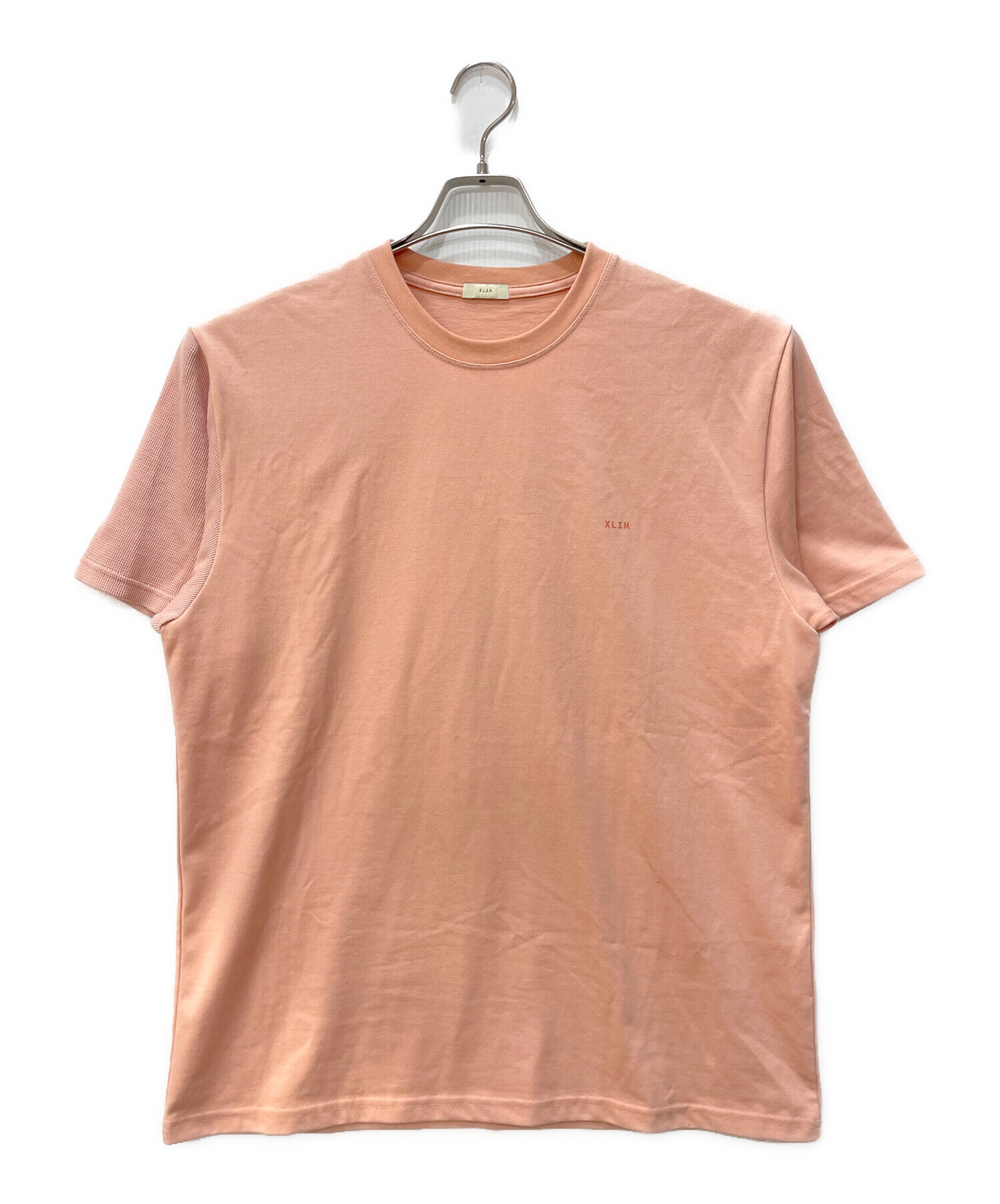 中古・古着通販】XLIM (エクスリム) ロゴTシャツ ピンク サイズ:2