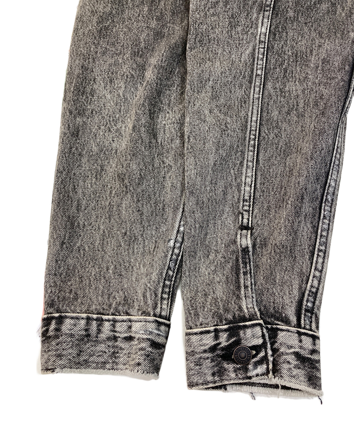 中古・古着通販】LEVI'S (リーバイス) ダメージ加工デニムジャケット