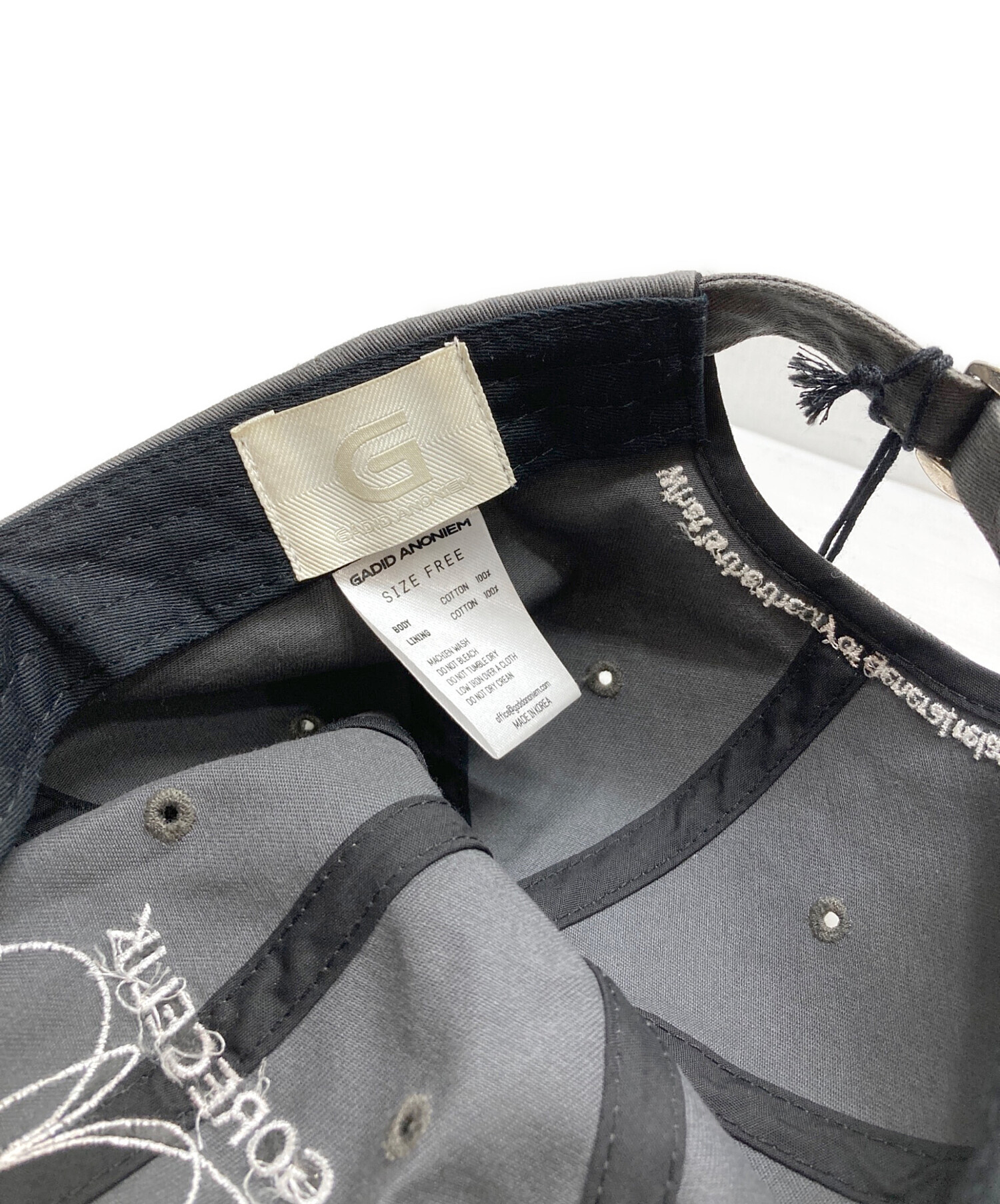 中古・古着通販】GADID ANONIEM (ガディッド アノニム) キャップ