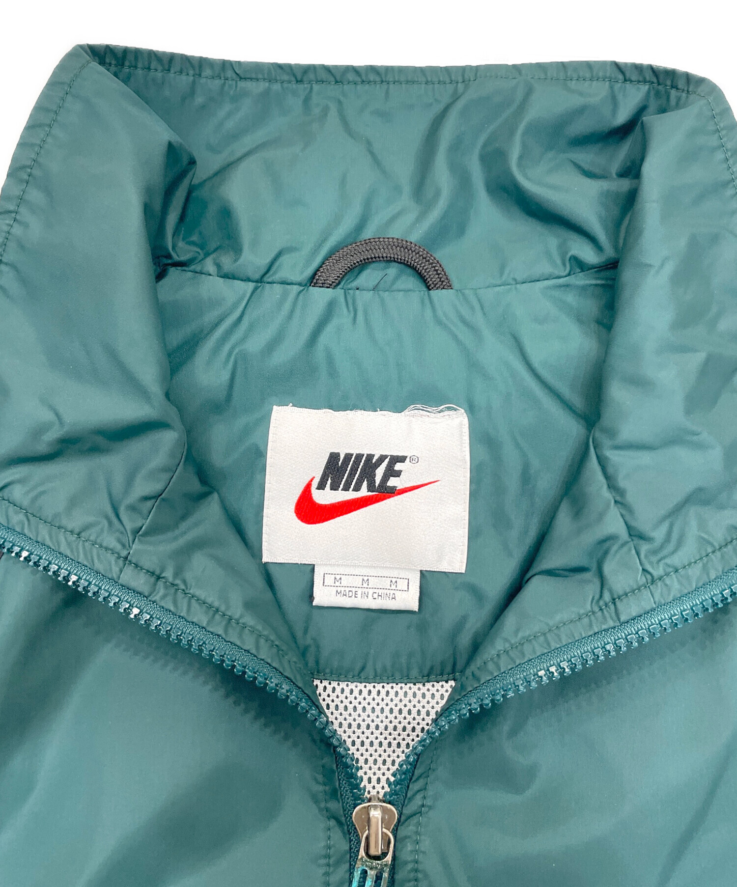 中古・古着通販】NIKE (ナイキ) ナイロンジャケット グリーン サイズ:M
