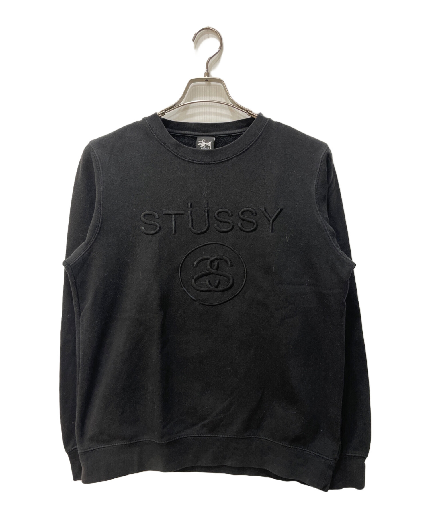 STUSSY ロゴスウェット Mサイズ ブラック 新品未使用 STUSSY Mサイズ 