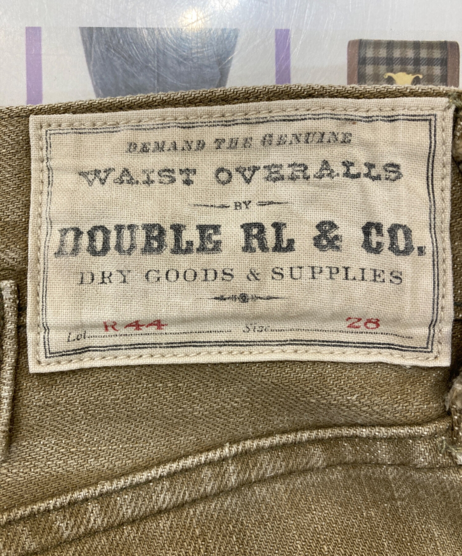 中古・古着通販】RRL (ダブルアールエル) 1922 BUCKLEBACK DENIM PANTS