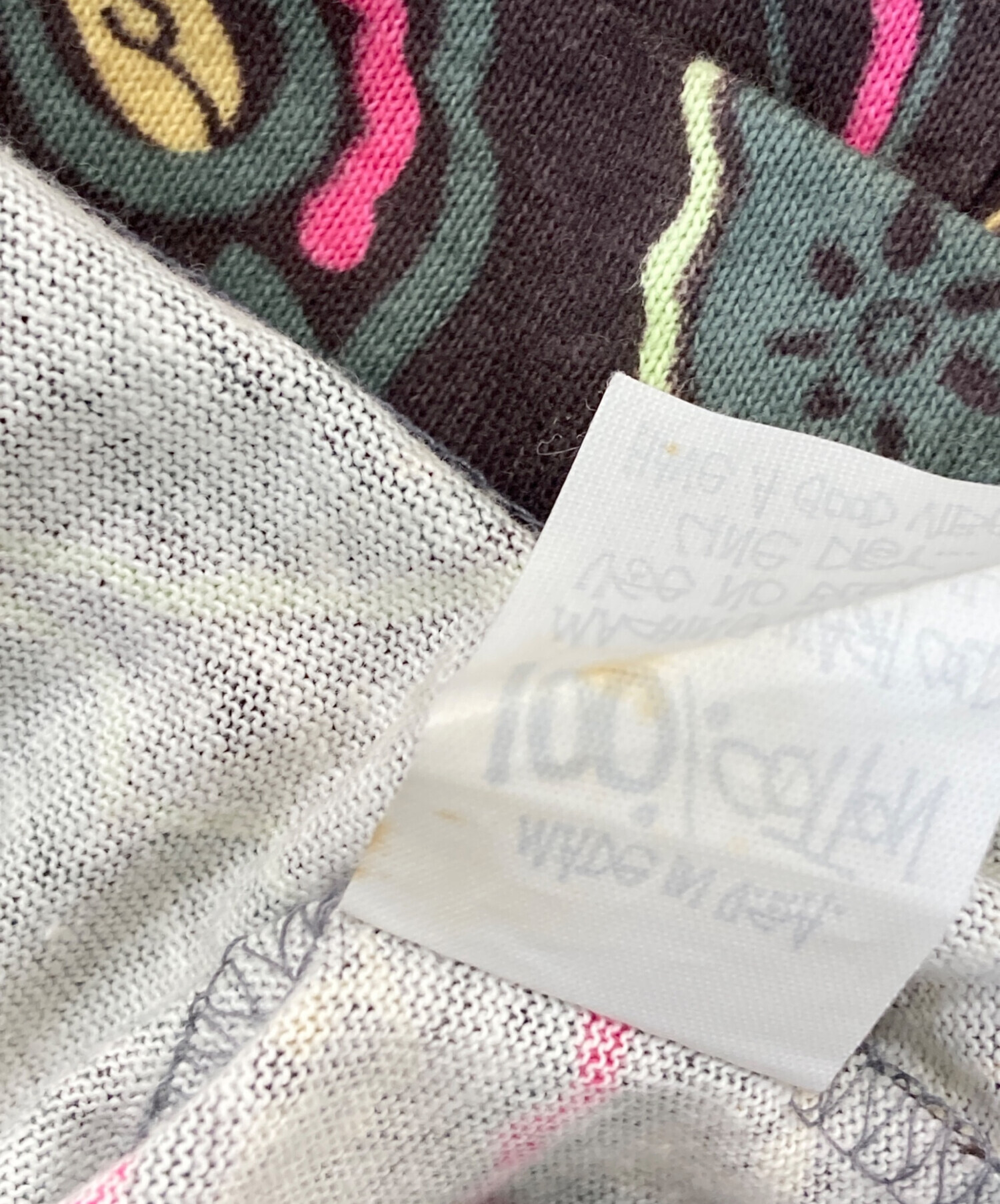 中古・古着通販】stussy (ステューシー) 総柄Tee グリーン サイズ:S