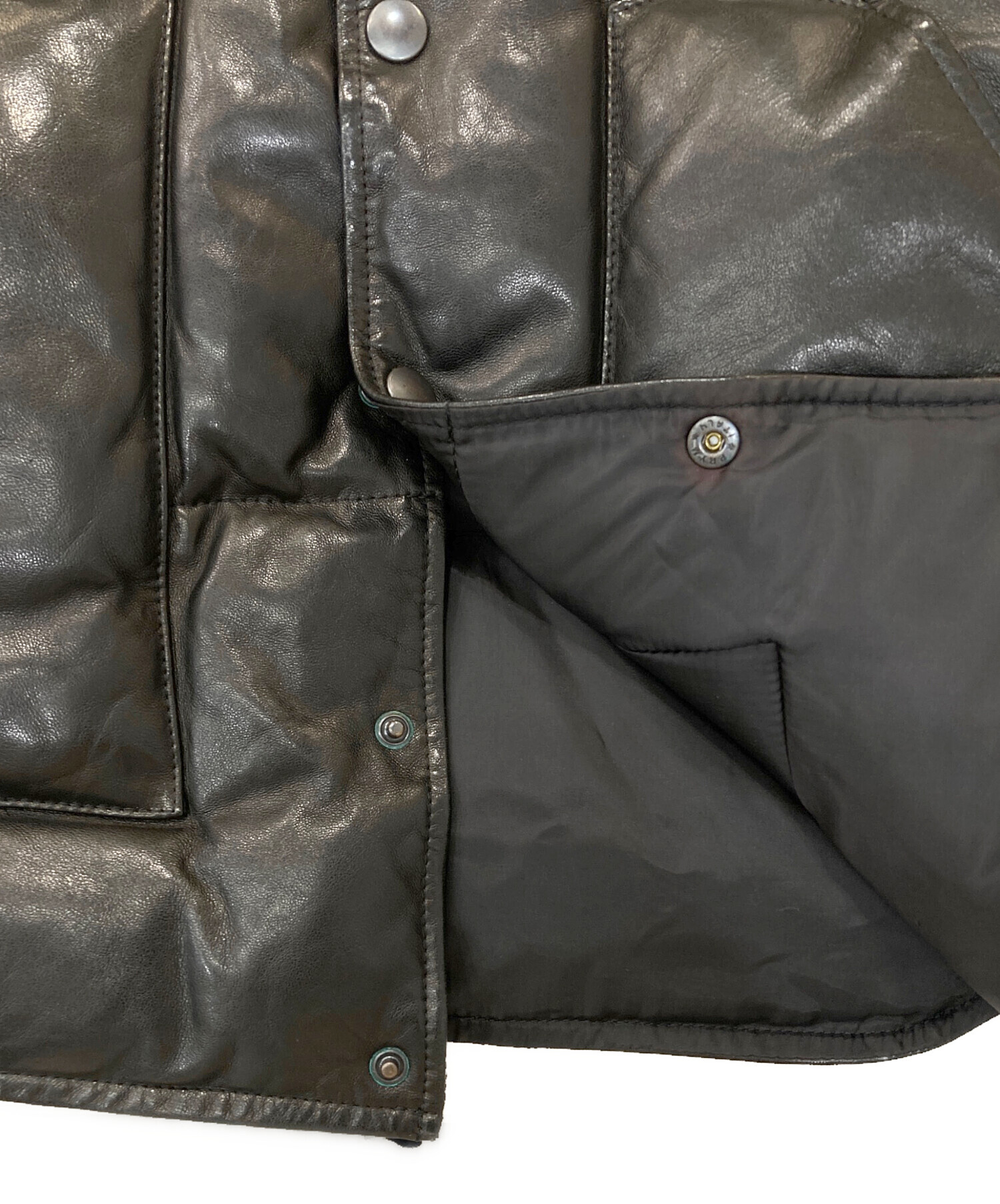 ロンハーマン　ダウンジャケット レザー　シープスキン 中古・古着通販】Ron Herman (ロンハーマン) 襟ボアシープレザーオール