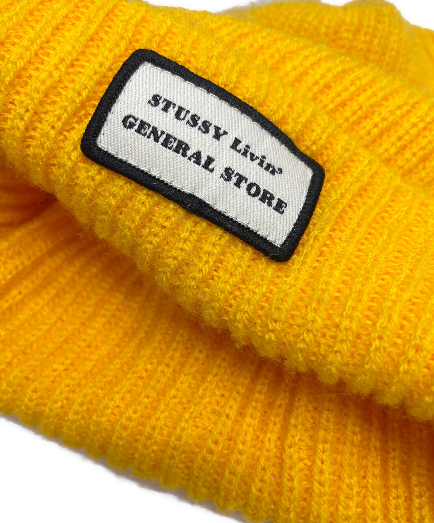 old stussy ステューシー ニット帽 ボンボン耳当て付き 金タグ STUSSY - 【超希少】OLD STUSSY 白タグ ショーンフォントロゴ USA製