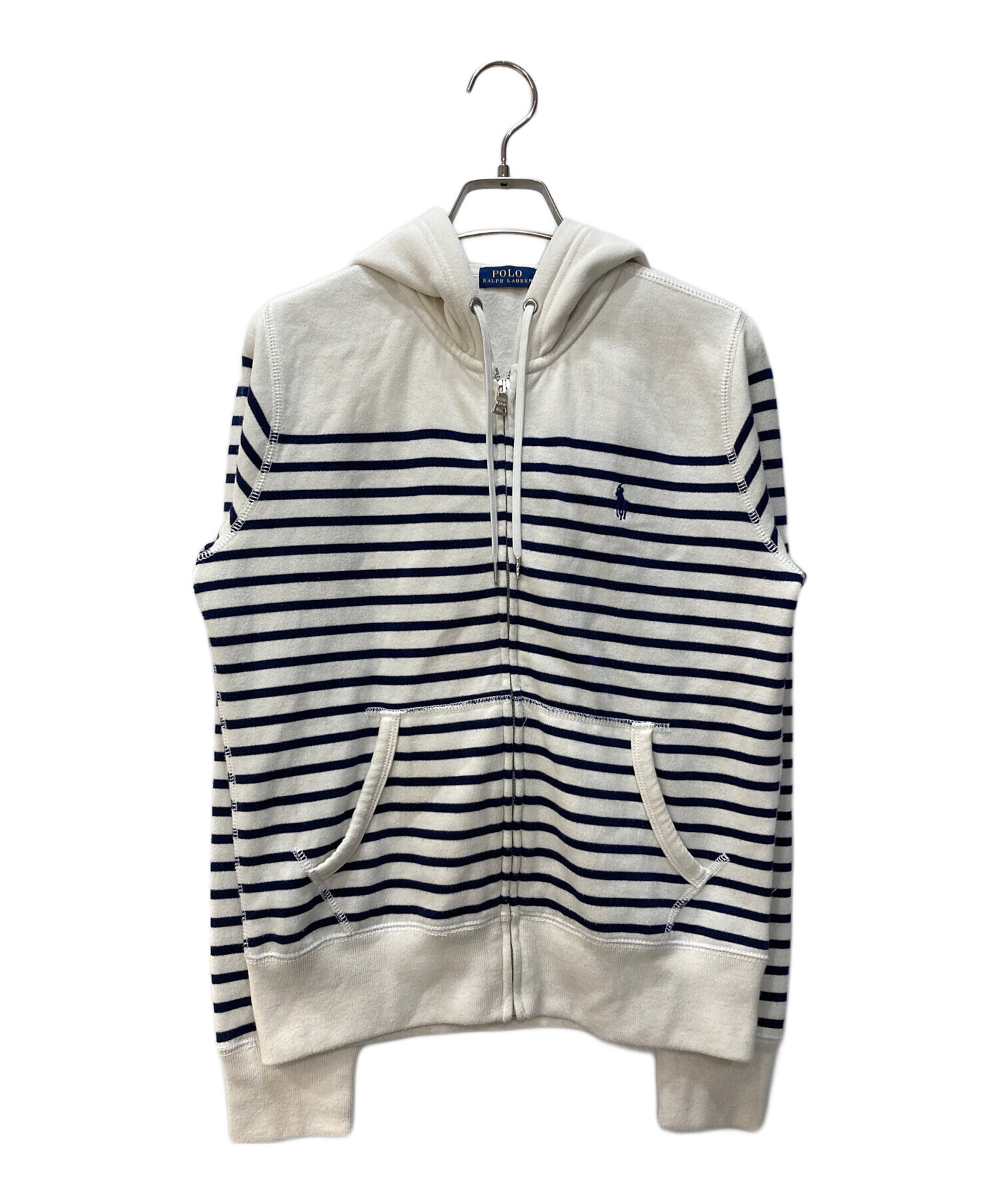 【美品】90s Ralph Lauren パーカー フーディ ボーダー 古着 中古・古着通販】POLO RALPH LAUREN (ポロ・ラルフローレン) ボーダー