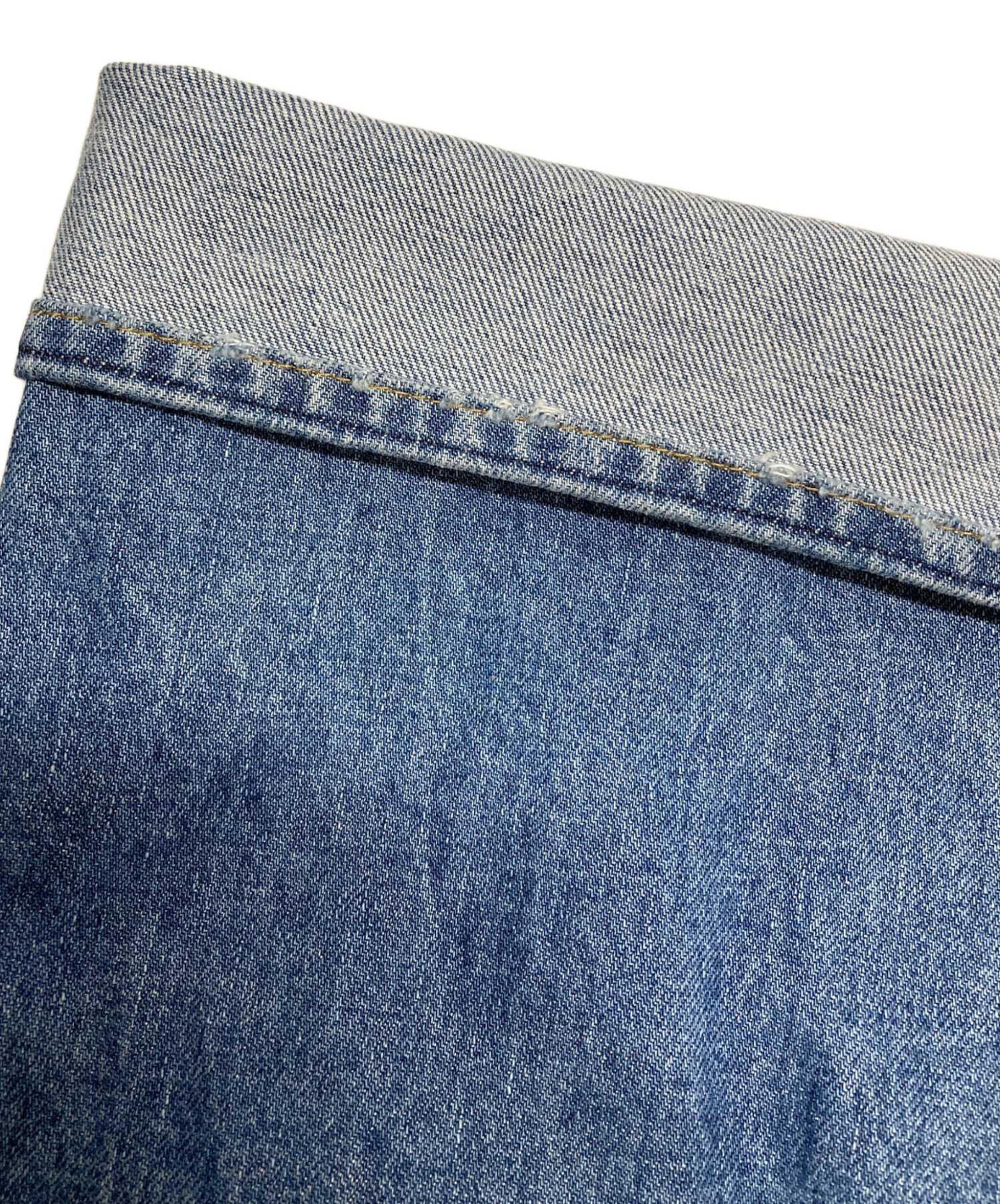 中古・古着通販】DRAWER (ドゥロワー) ブリーチデニム5Pドロストパンツ