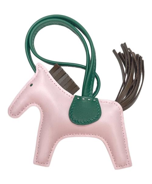 中古・古着通販】HERMES (エルメス) ロデオチャームPM ピンク×ブラウン