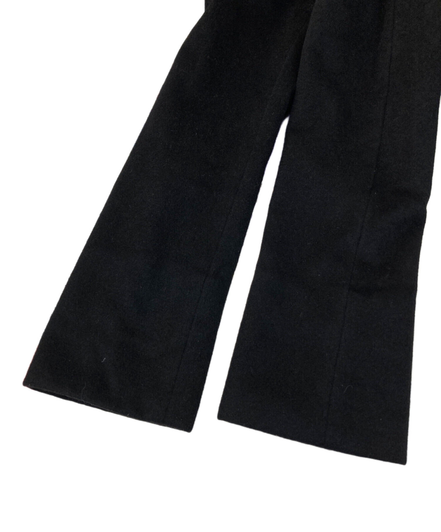 中古・古着通販】INED (イネド) カシミヤ100％コート ブラック サイズ 