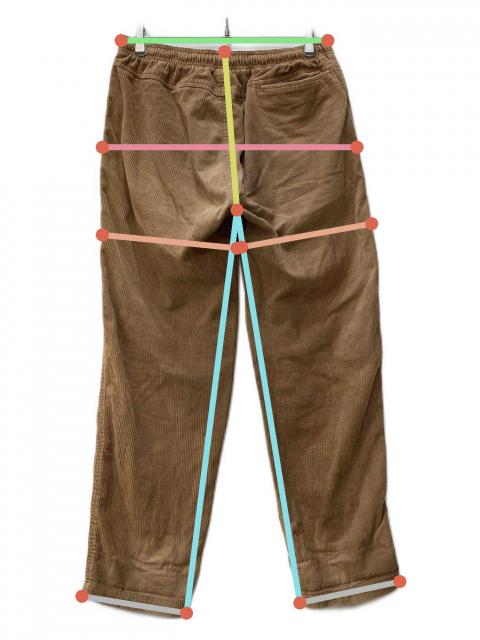 中古・古着通販】stussy (ステューシー) コーデュロイパンツ ブラウン