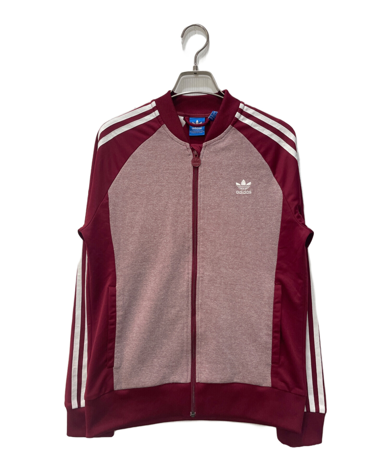 中古・古着通販】adidas (アディダス) トラックジャケット ボルドー 