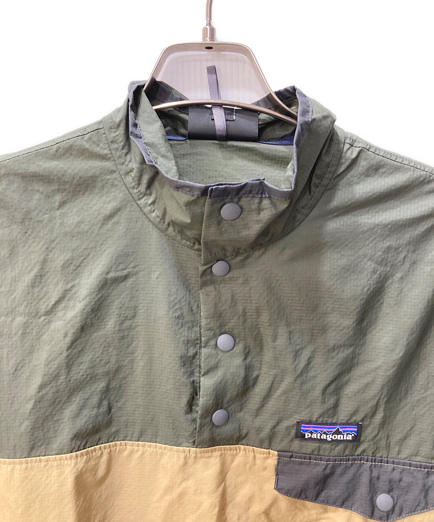 中古・古着通販】Patagonia (パタゴニア) HOUDINI SNAP-T オリーブ 
