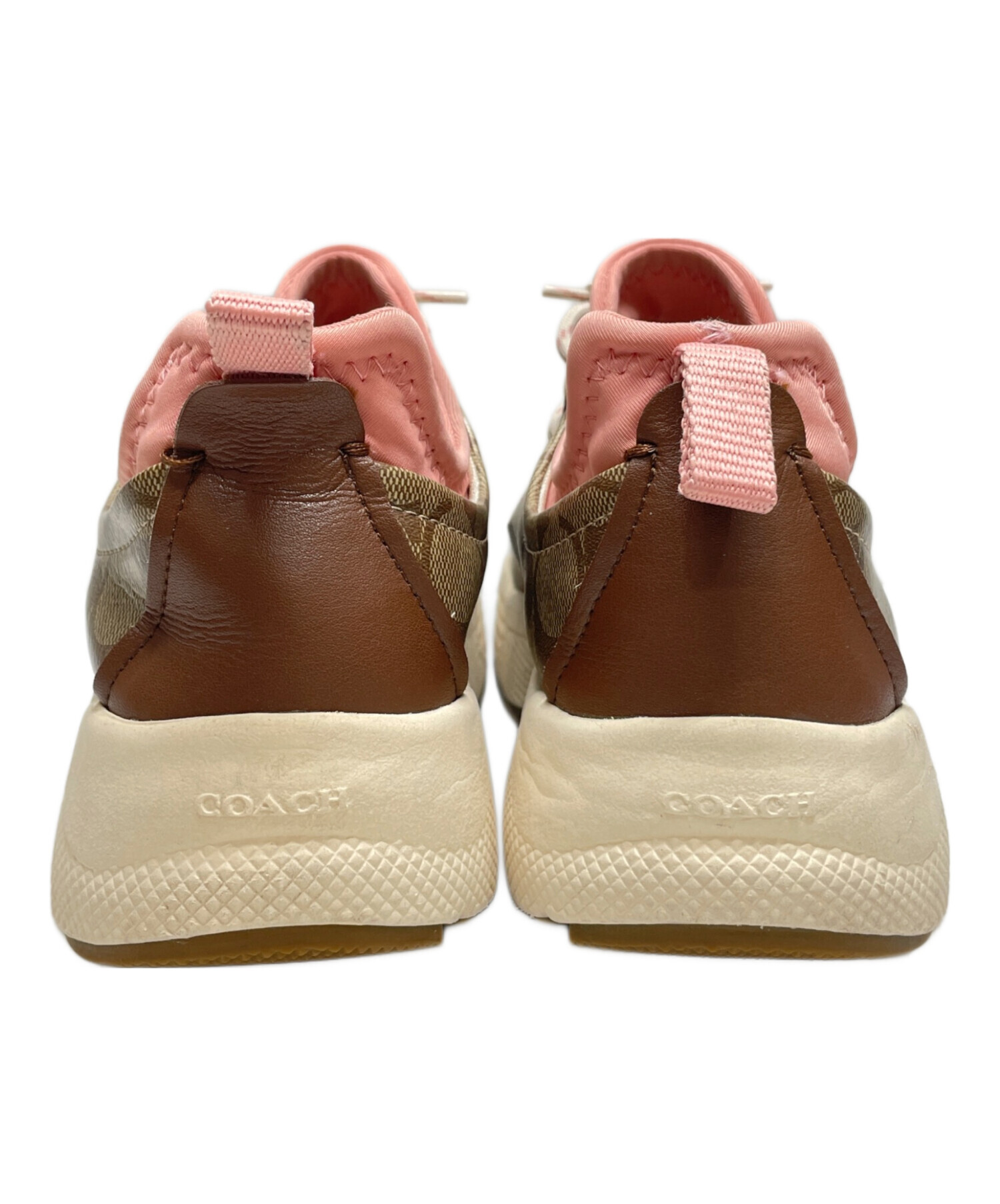 中古・古着通販】COACH (コーチ) ランナースニーカー ブラウン サイズ 