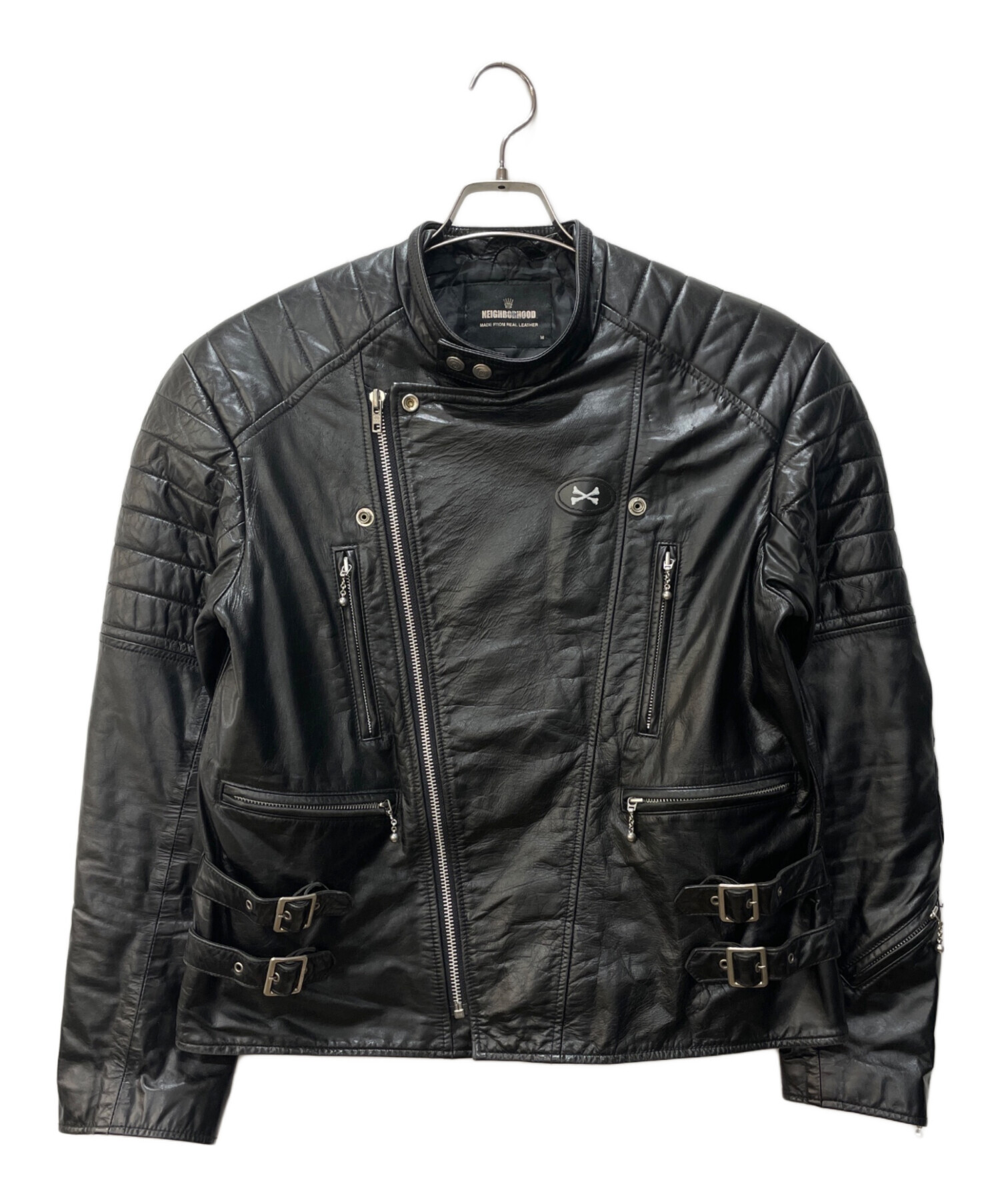 ネイバーフッド　 STAND COLLAR MOTORCYCLE JACKET ネイバーフッド STAND COLLAR MOTORCYCLE JACKET STAND COLLAR JK