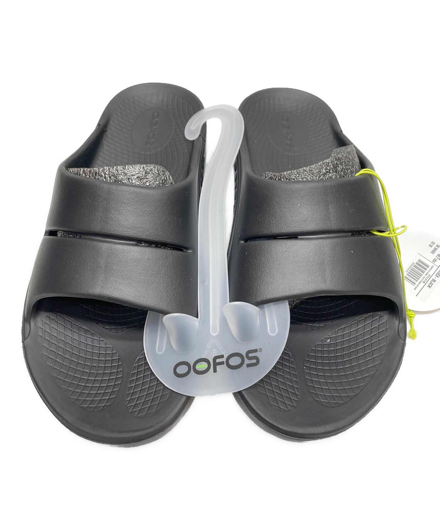 oofos サンダル 38 ブラック ラスト1点☆oofos oomega ブラック 24cm