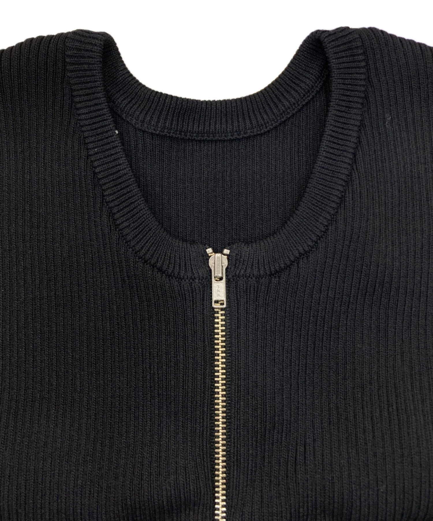 中古・古着通販】MAISON SPECIAL (メゾンスペシャル) ジップリブニット