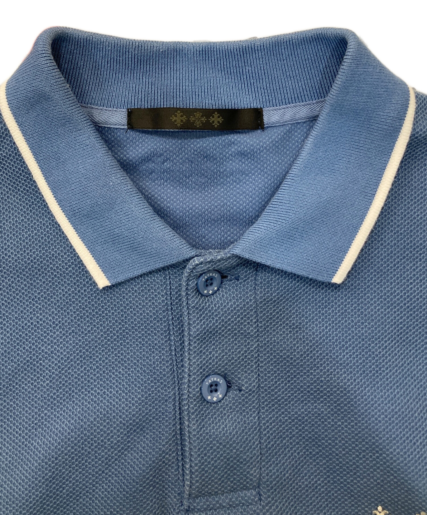 中古・古着通販】TATRAS (タトラス) ポロシャツ ブルー サイズ:4