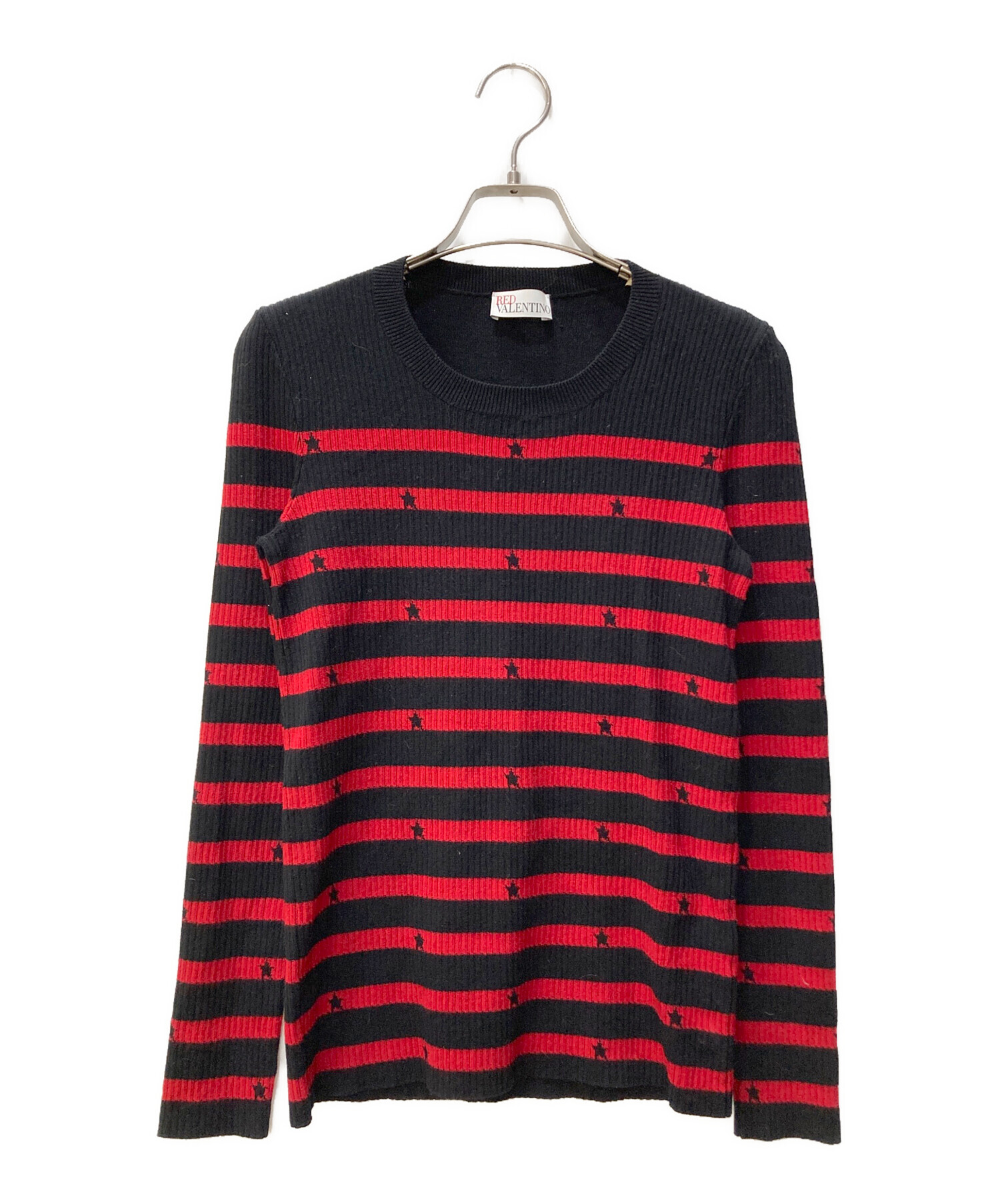 レッド ヴァレンティノ RED VALENTINO カットソー バックリボン 半袖 ブラウン ブラック 国内正規 SSS4 レッドヴァレンティノ 半袖 デザイン カットソー XS ブラック系 RED