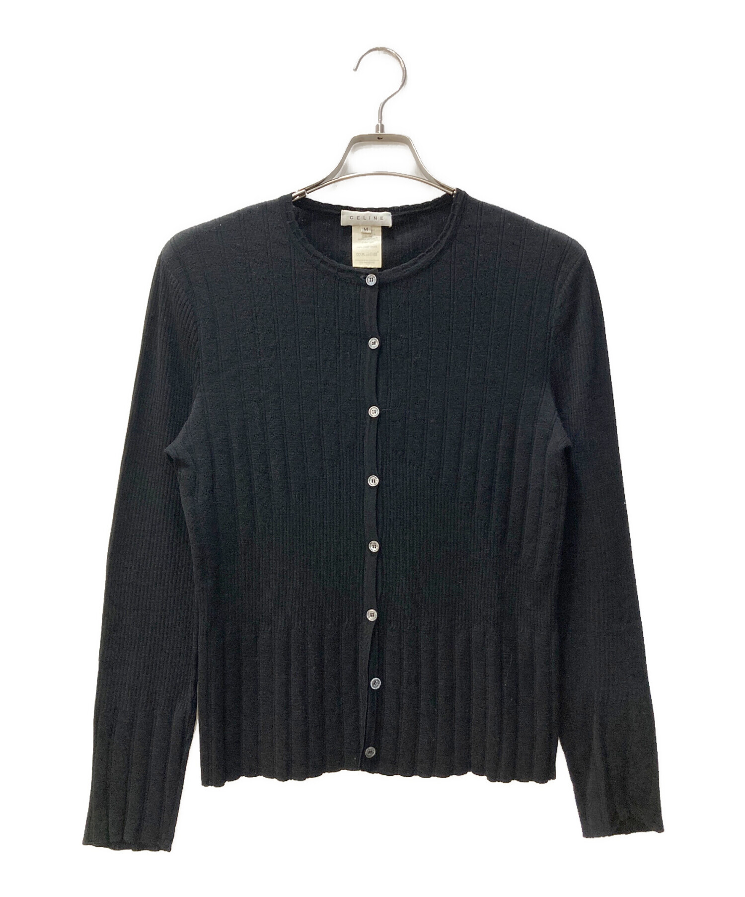 中古・古着通販】CELINE (セリーヌ) カーディガン ブラック サイズ:M 