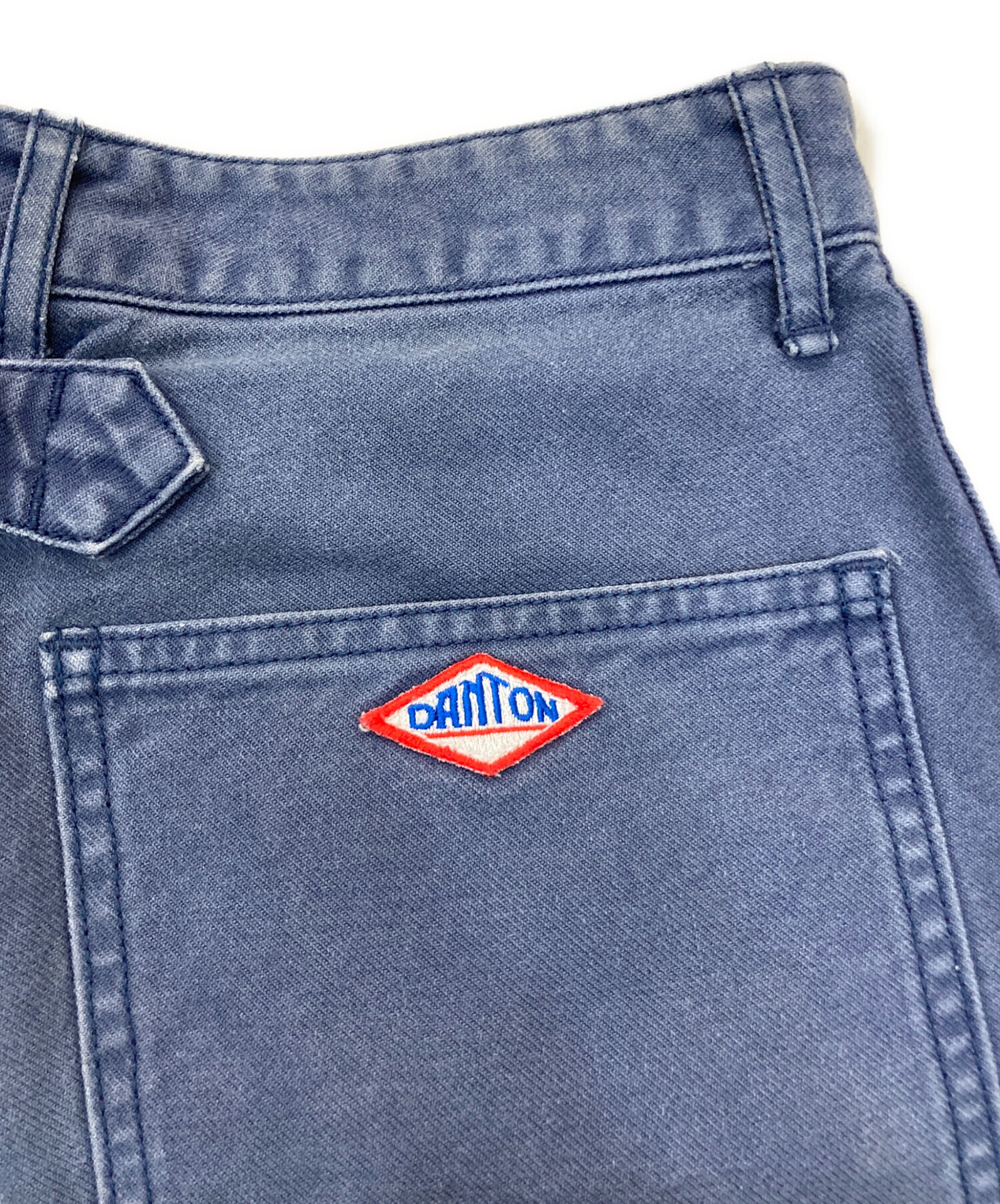 中古・古着通販】DANTON (ダントン) ベイカーパンツ ブルー サイズ:42