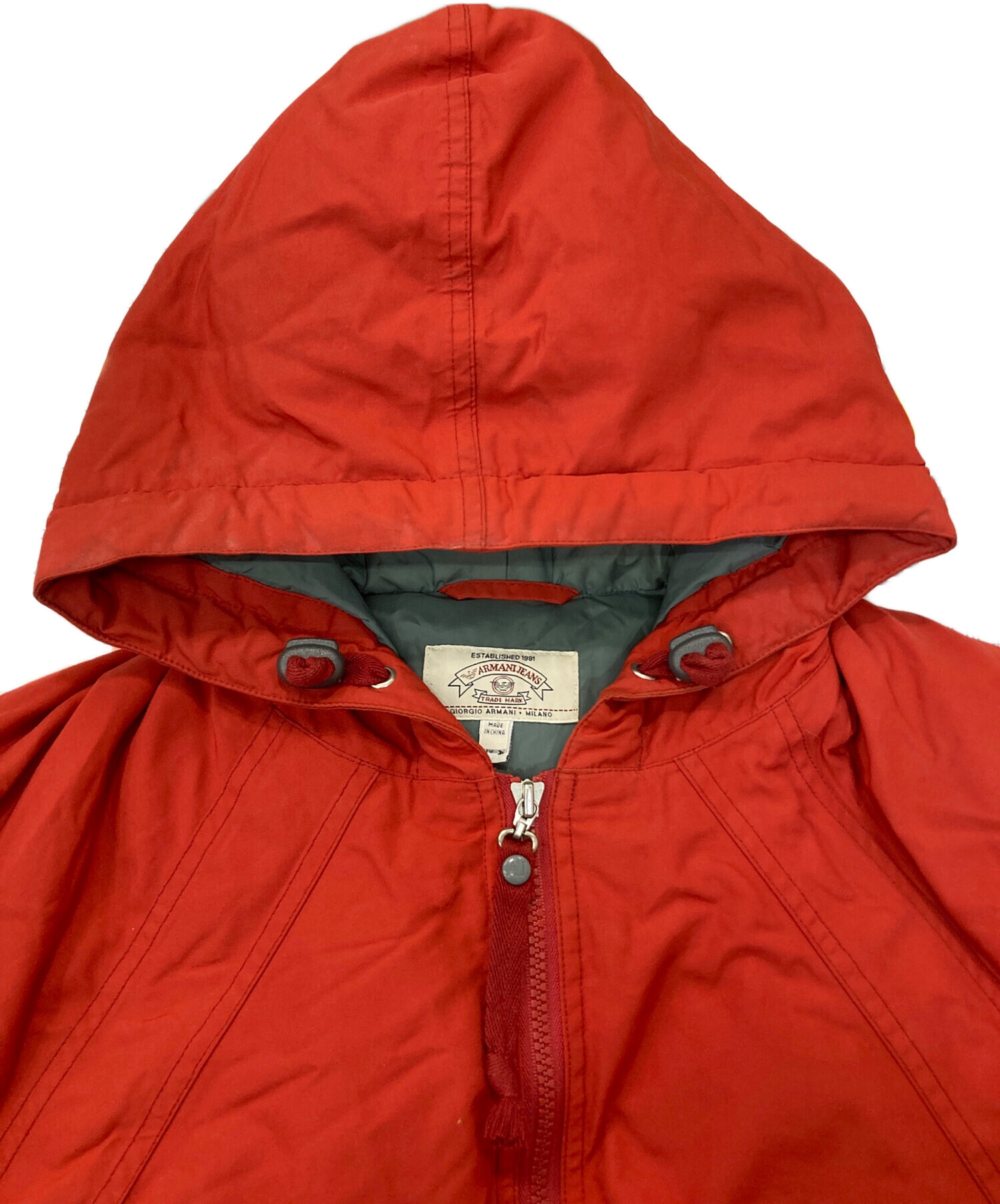 アルマーニジーンズ　赤　M 38 ARMANI EXCHANGE アルマーニエクスチェンジ カラー ワイド