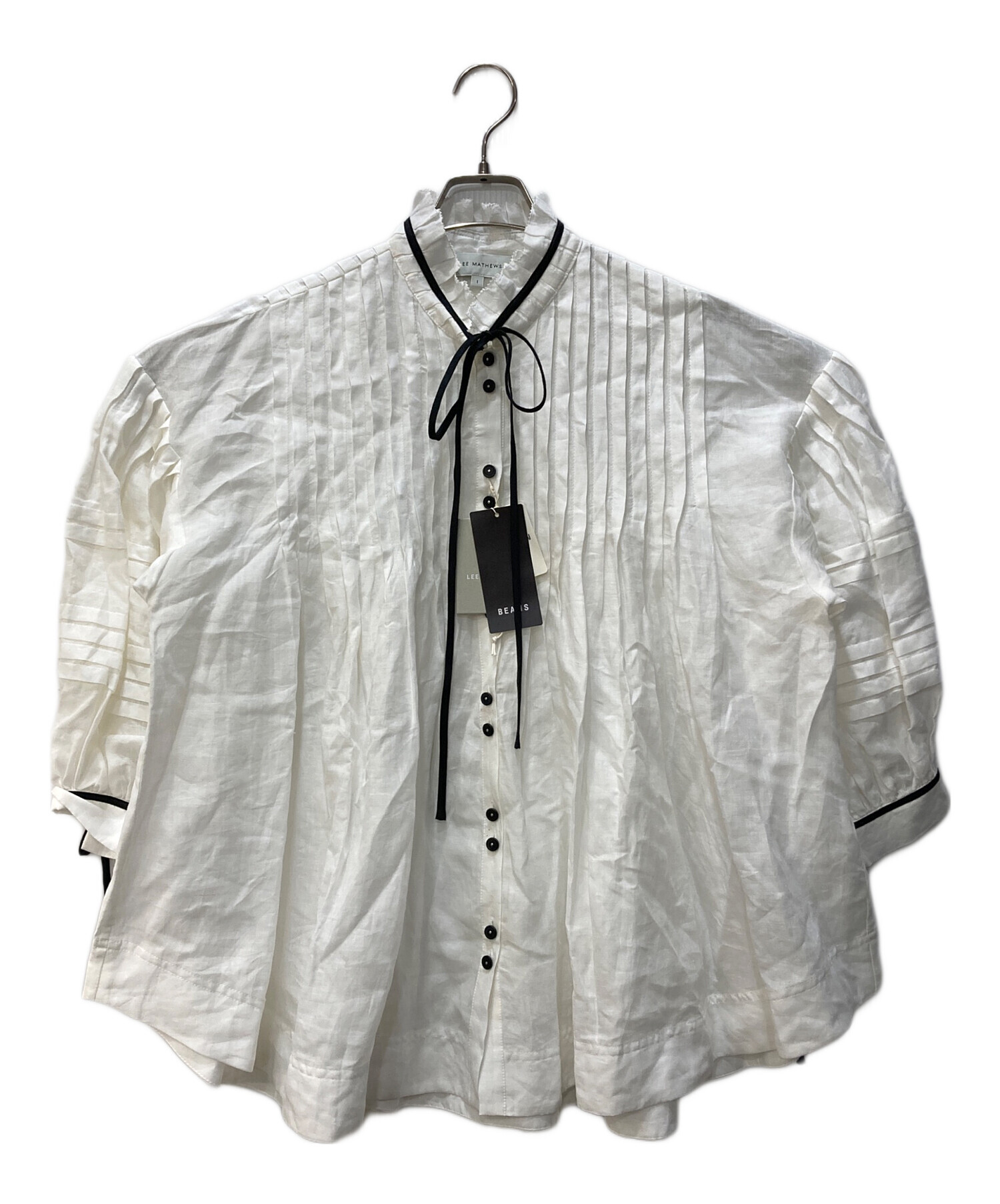 中古・古着通販】LEE MATHEWS (リー マシュー) リネンシャツ ホワイト 