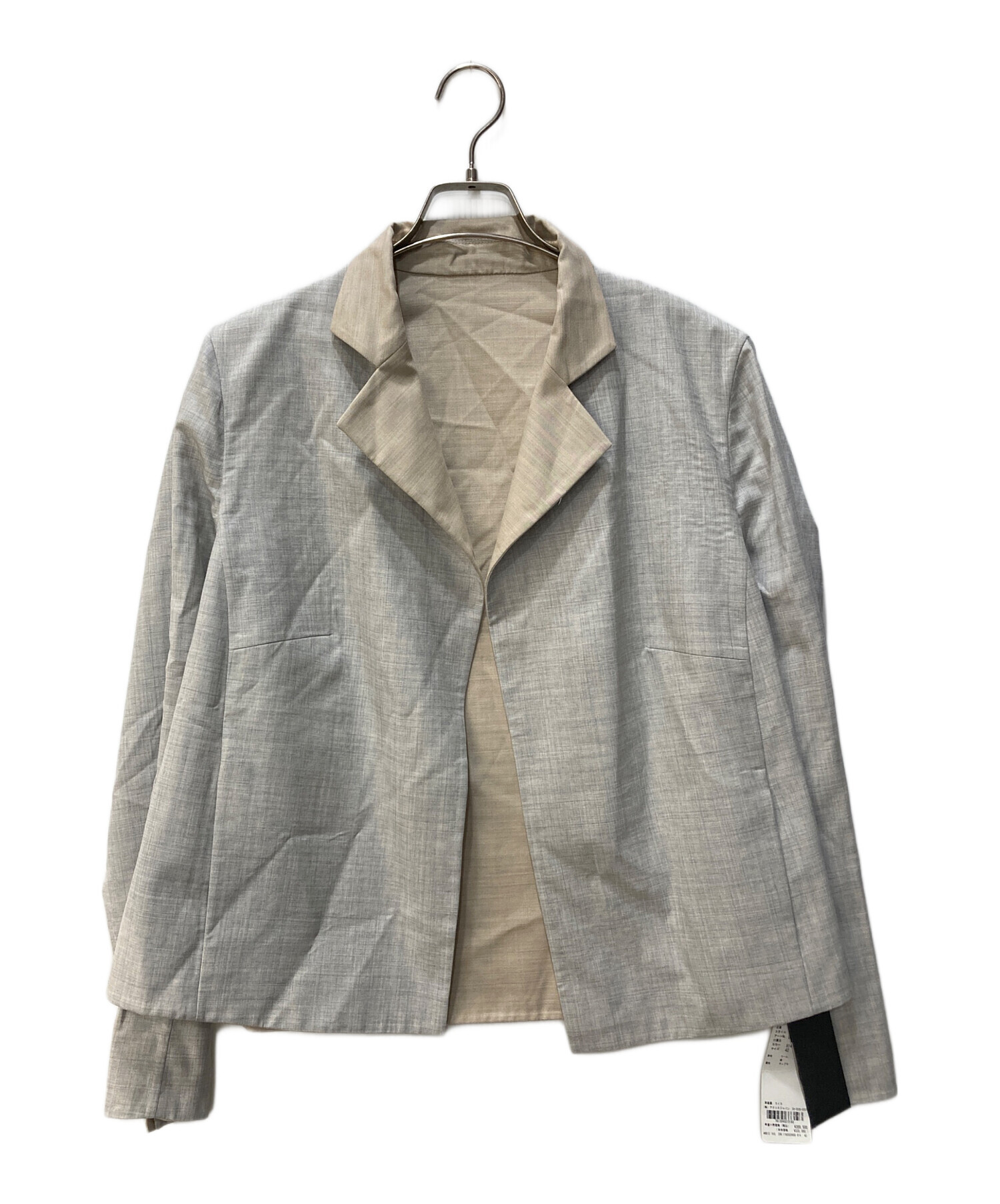 中古・古着通販】AKRIS (アクリス) シルクブレンドリバーシブルウール 