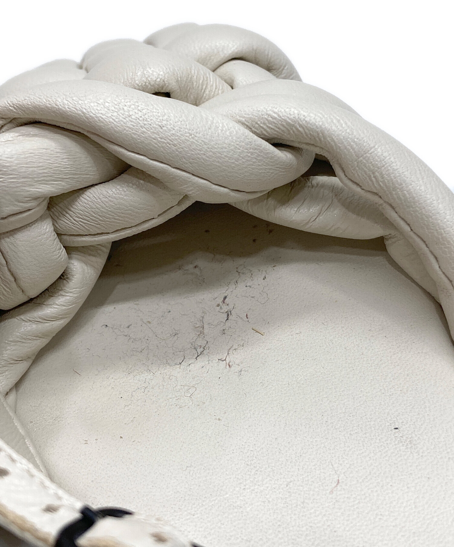 中古・古着通販】HEREU (ヘリュー) レザーサンダル ベージュ サイズ:37